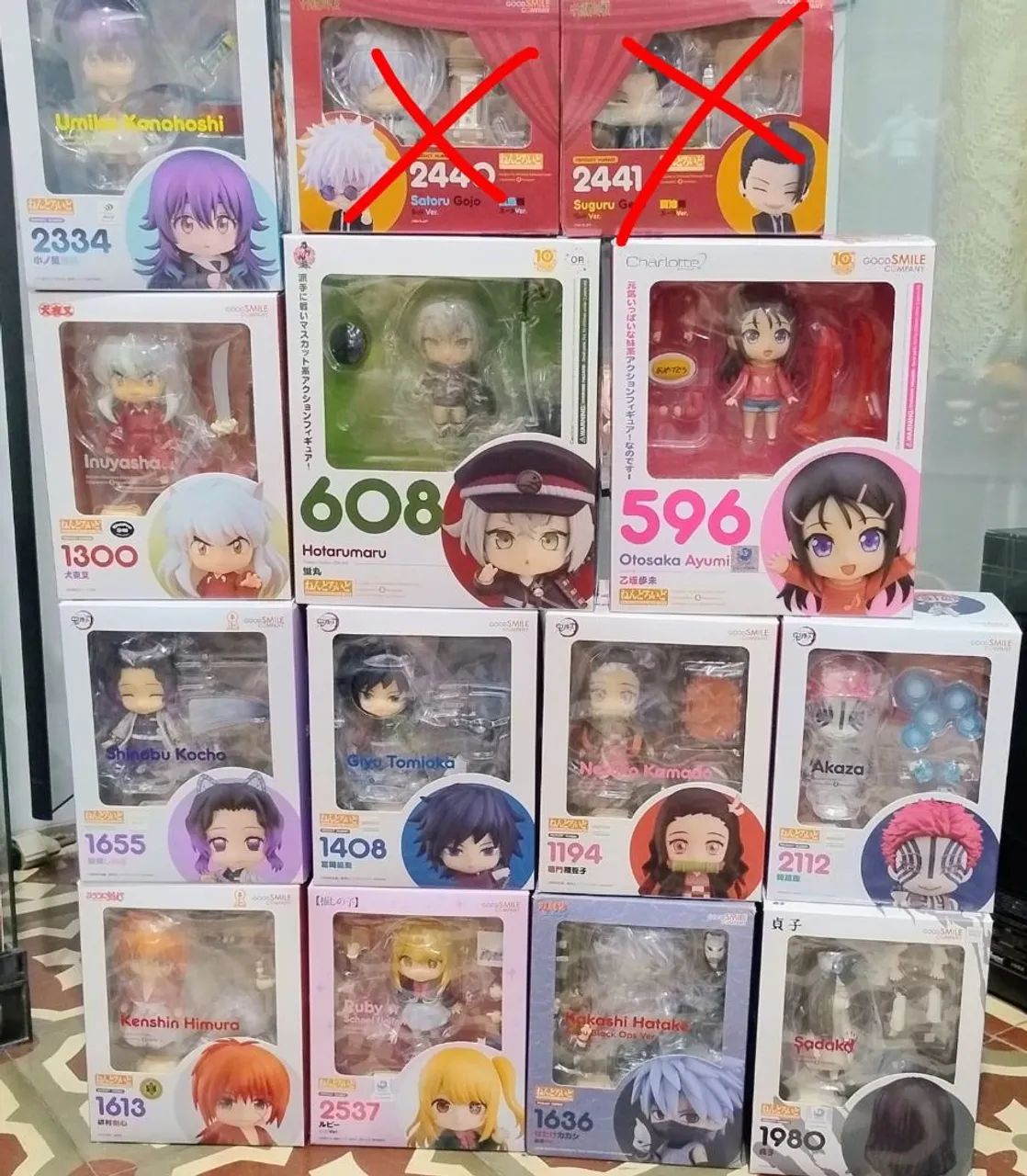 Nendoroids diversos disponíveis