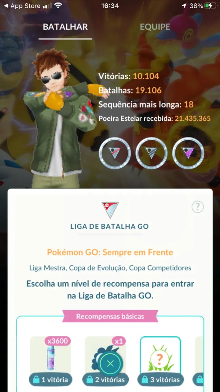 Pokémon GO nível 72 - Foto 2