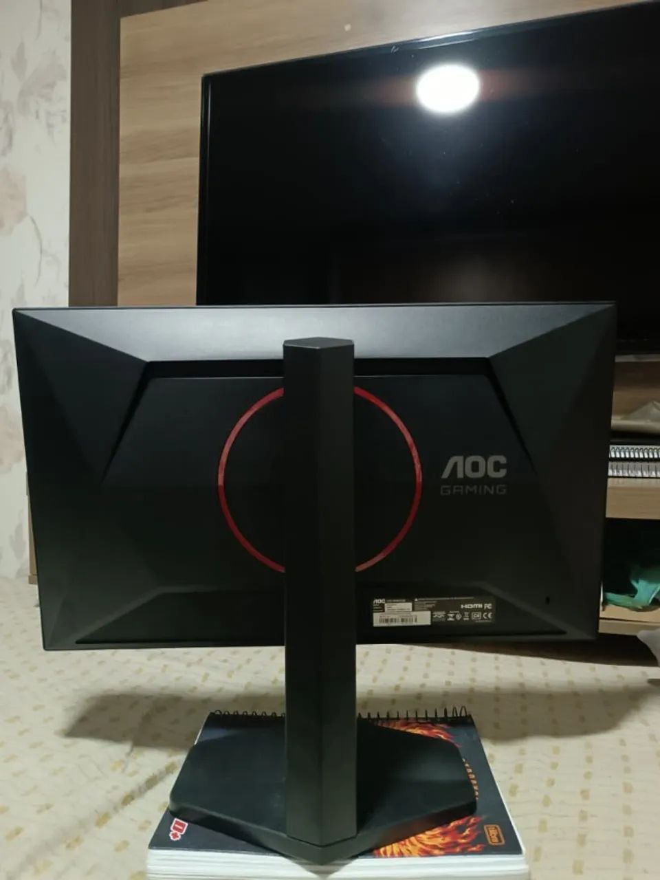 Monitor Gamer AOC 24G4 24" IPS 180Hz 0.5ms - Pouquíssimo Uso  - Foto 4