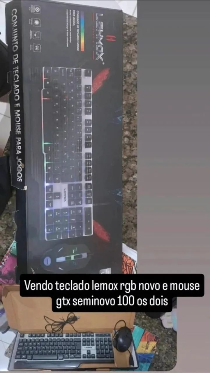 Vento teclado e mouse  tops