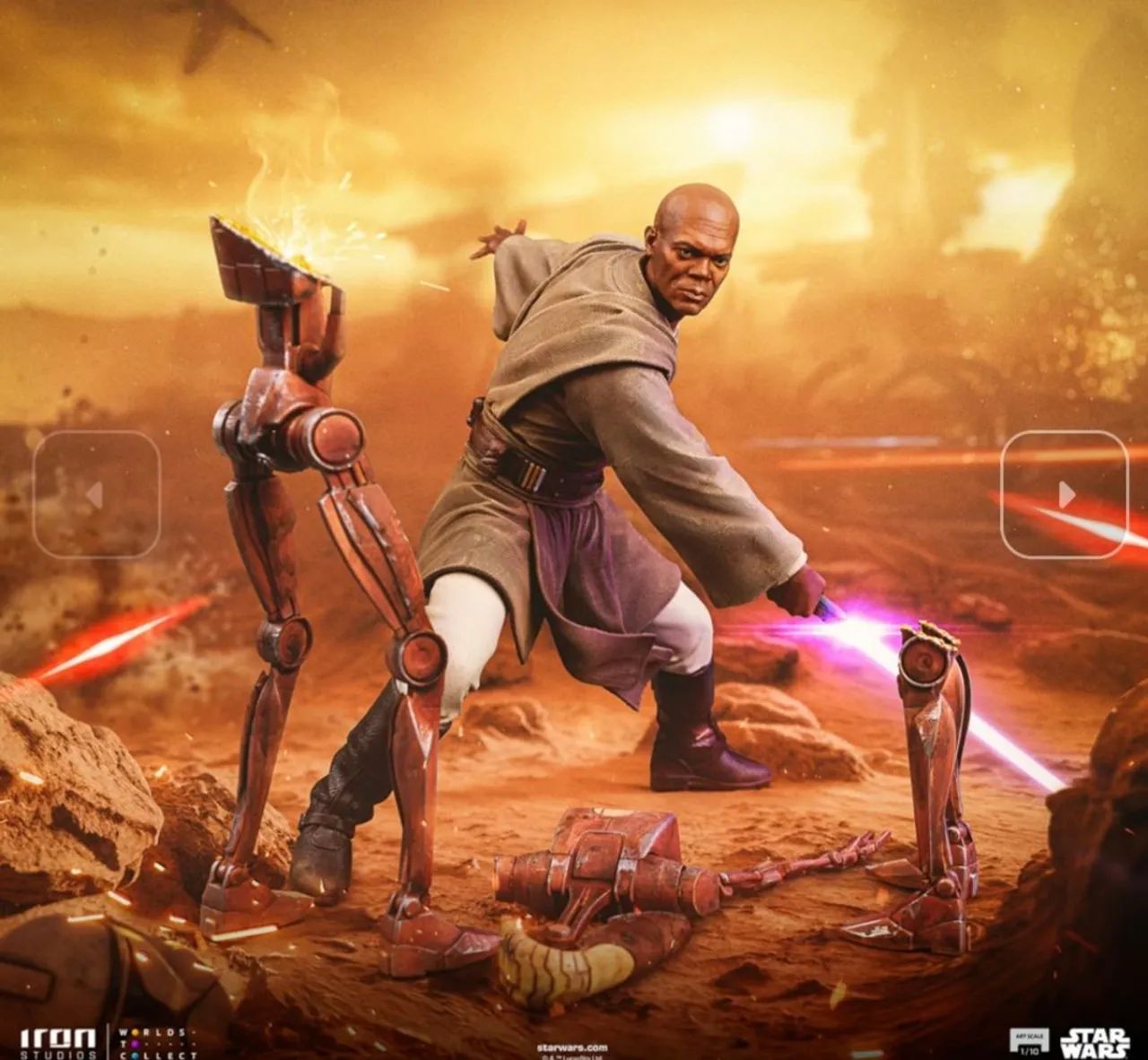 Mace Windu Iron Studios Star Wars