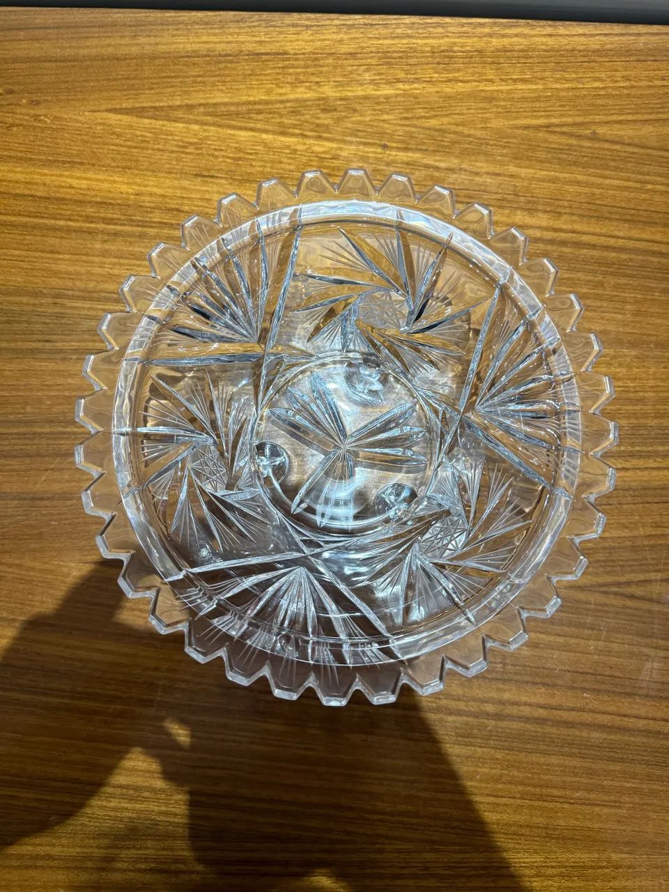 Compoteira de cristal 
