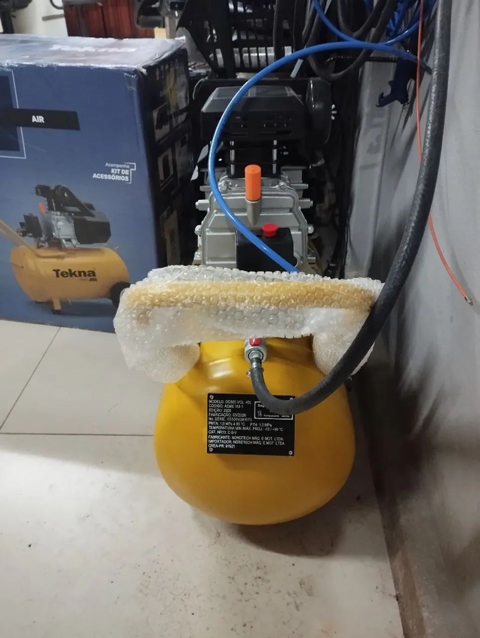 Compressor 127v  50l 8 pés  - Foto 2