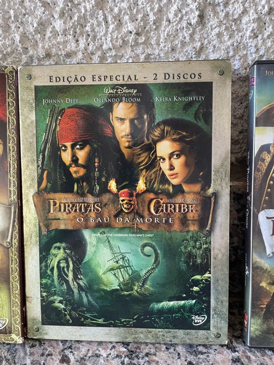 DVDs COLEÇÃO ?PIRATAS DO CARIBE.?