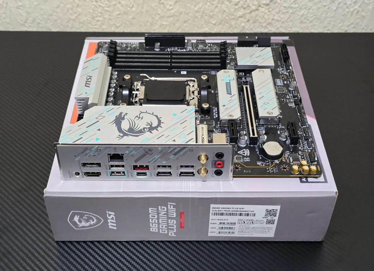 Placa Mãe MSI B650M Gaming Plus WIFI - COM 2 ANOS DE GARANTIA - Foto 3