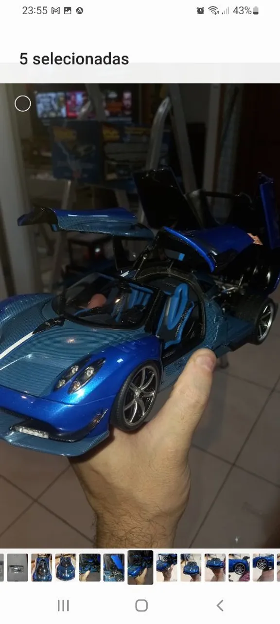 Miniatura Alfa Romeo Brera, 1/18 Norev - Hobbies e coleções