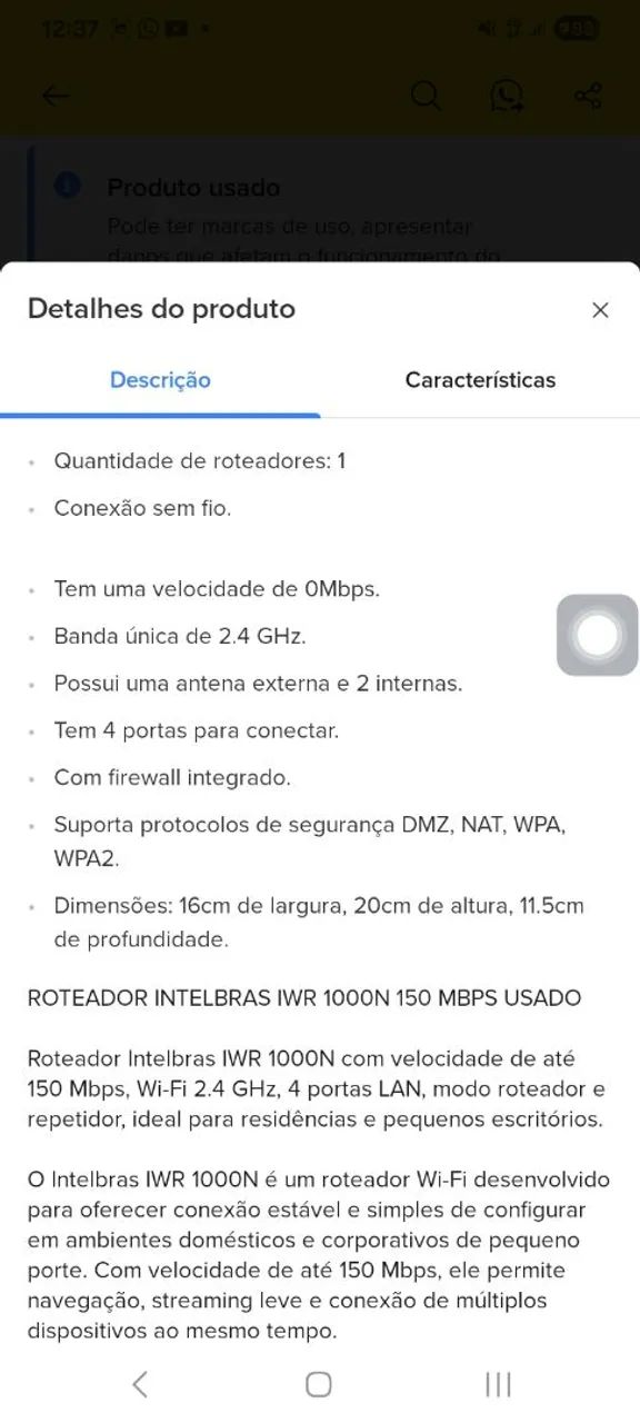 Roteador Intelbras  - Foto 3