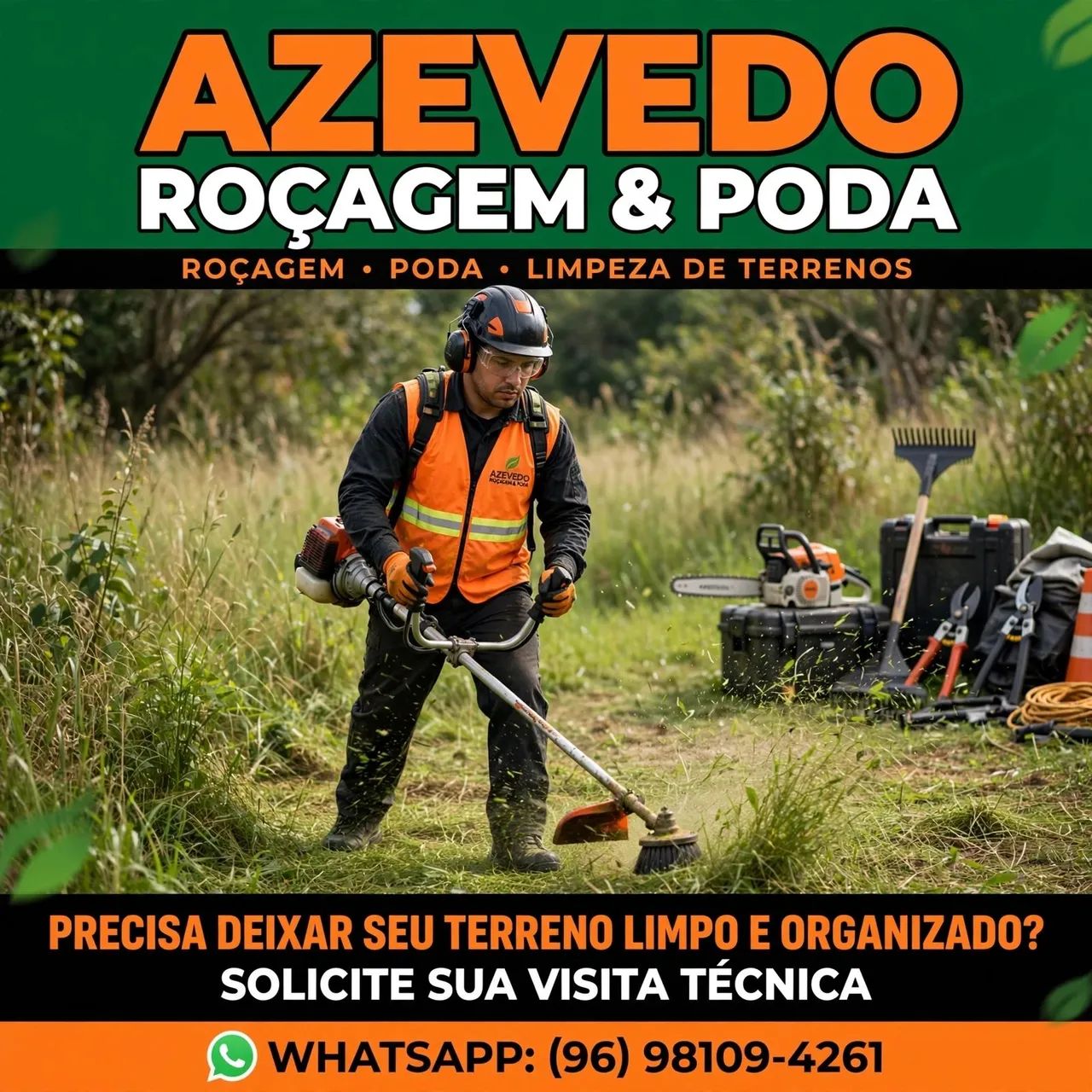 AZEVEDO ROÇAGEM & PODA - Limpeza de Terrenos