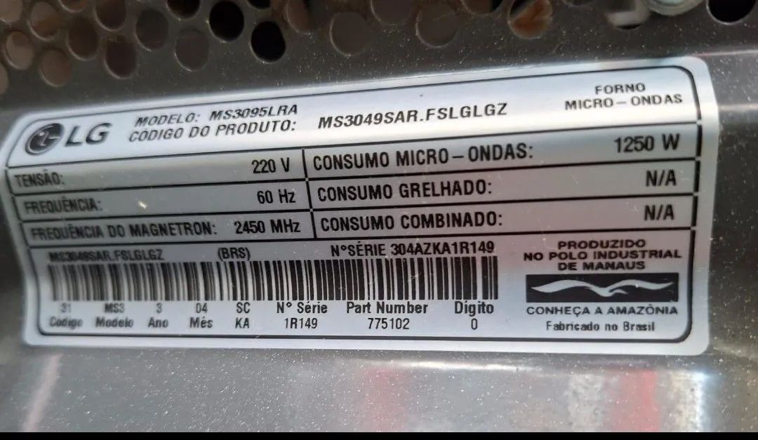 Microondas LG 30 espelhado  - Foto 2