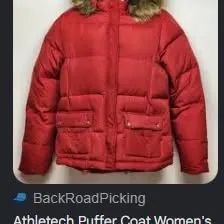 Jaqueta Puffer Vermelha Athletech Feminina - Foto 5