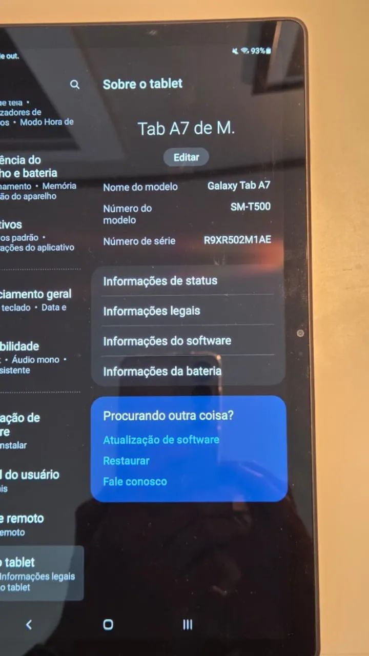 Tablet Samsung TAB A7, em excelente estado. - Foto 4