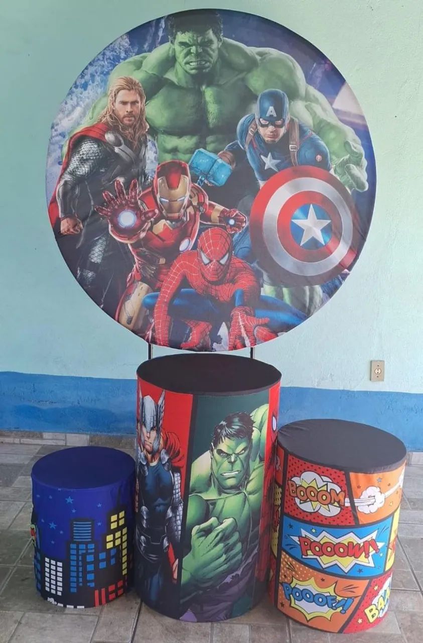 Decoração de festa, pegue e monte 
