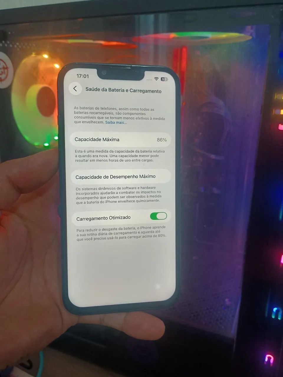 iPhone 13 128 midnight conservado  - Foto 3