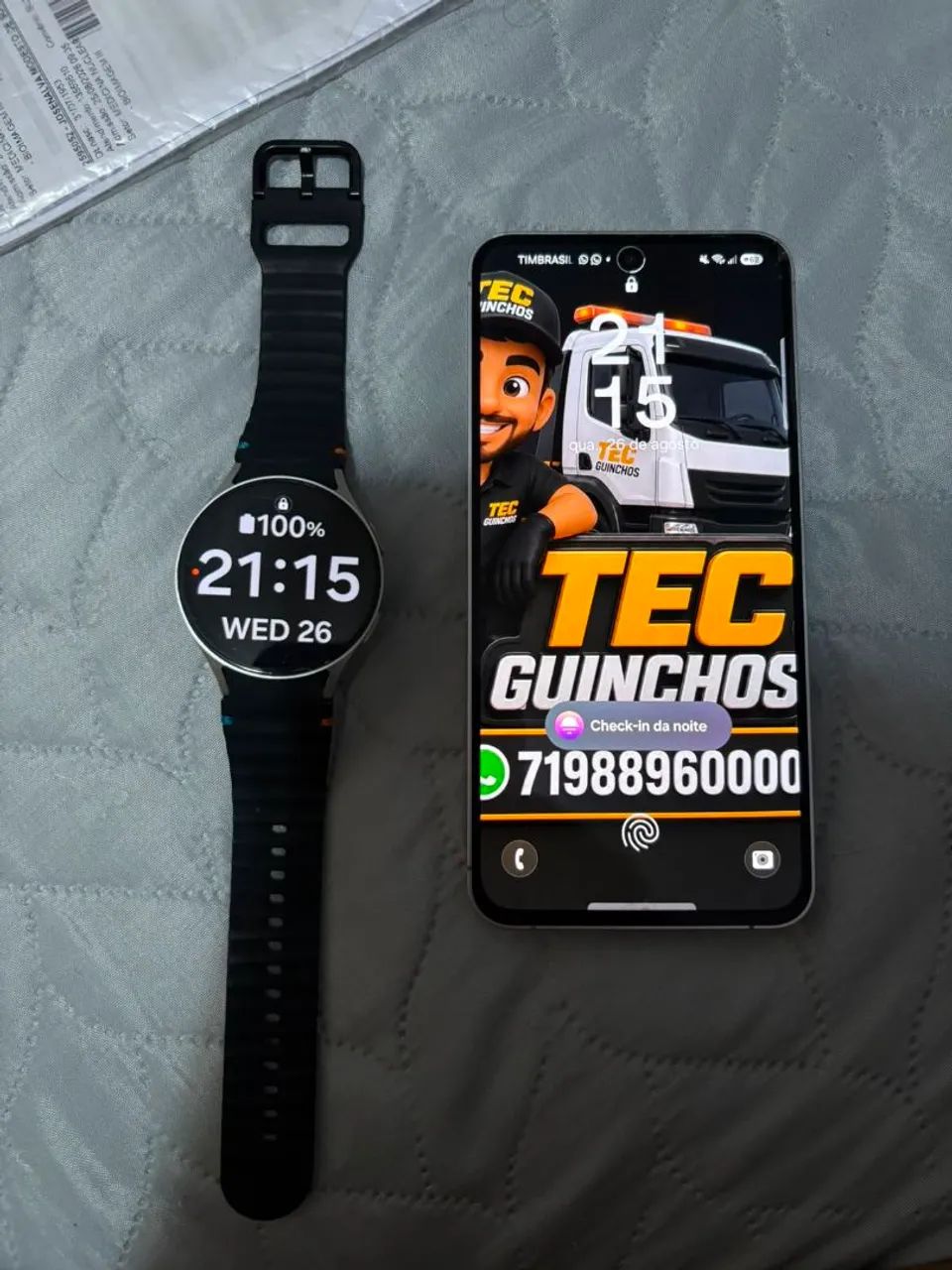 S24 + Relógio watch 7