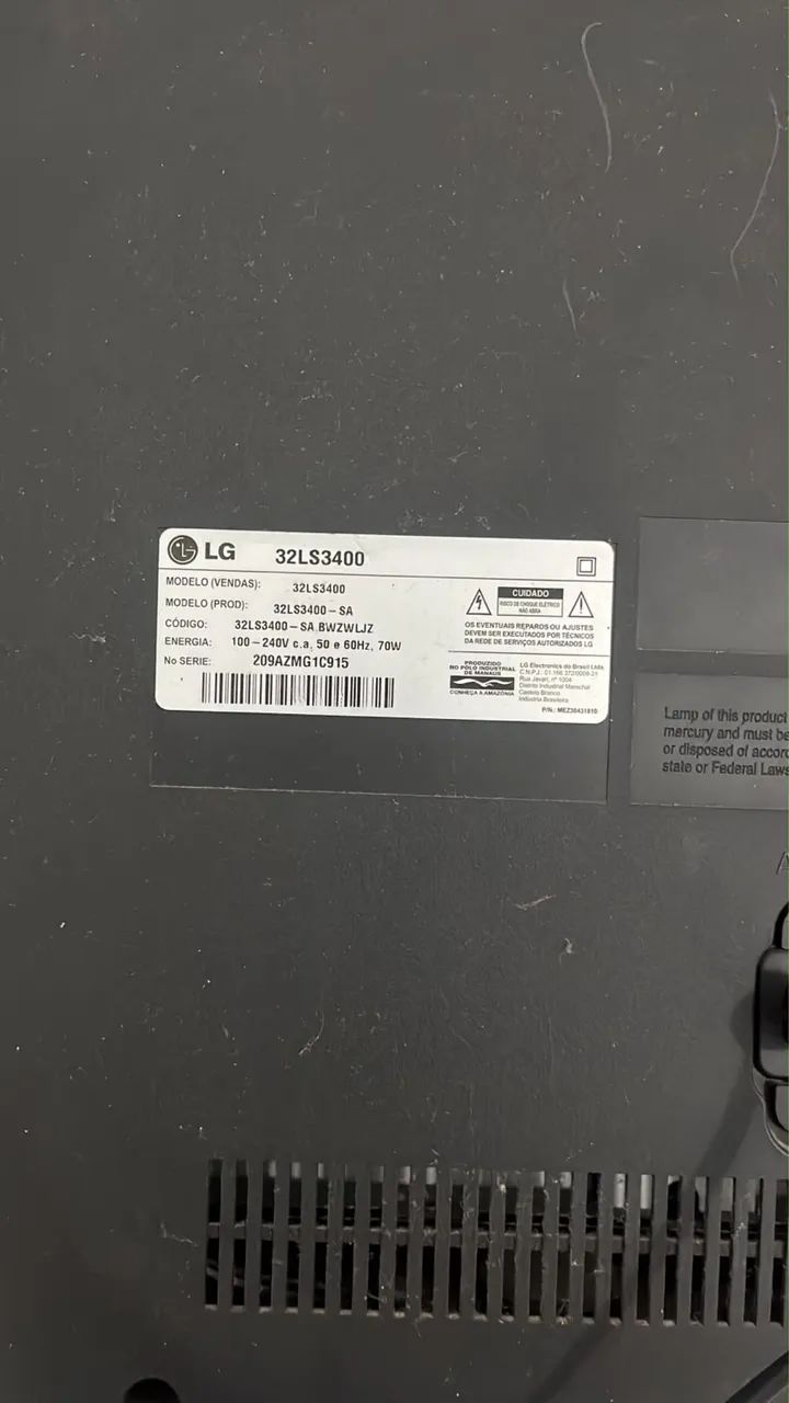 Vende se tv 32 polegadas 