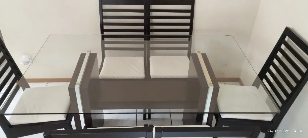 Mesa de jantar 6 cadeiras - Foto 4