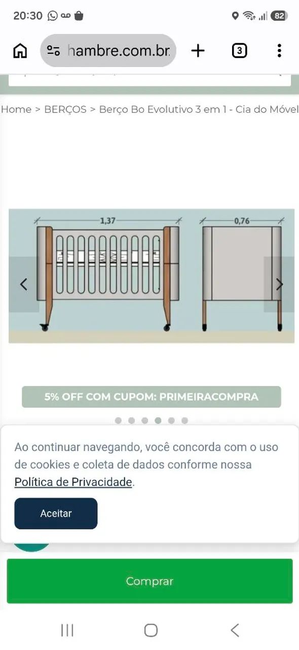 Berço 3 em 1  - Foto 5