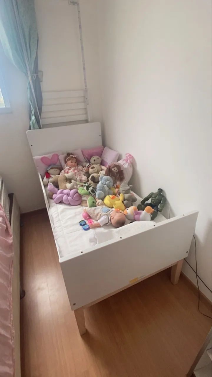 Berço que vira cama 