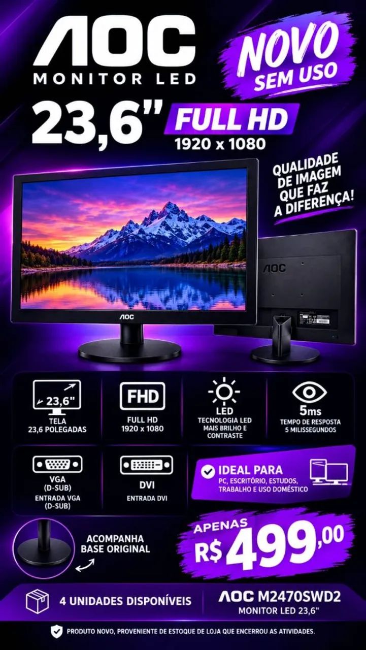 Monitor AOC  - Foto 2