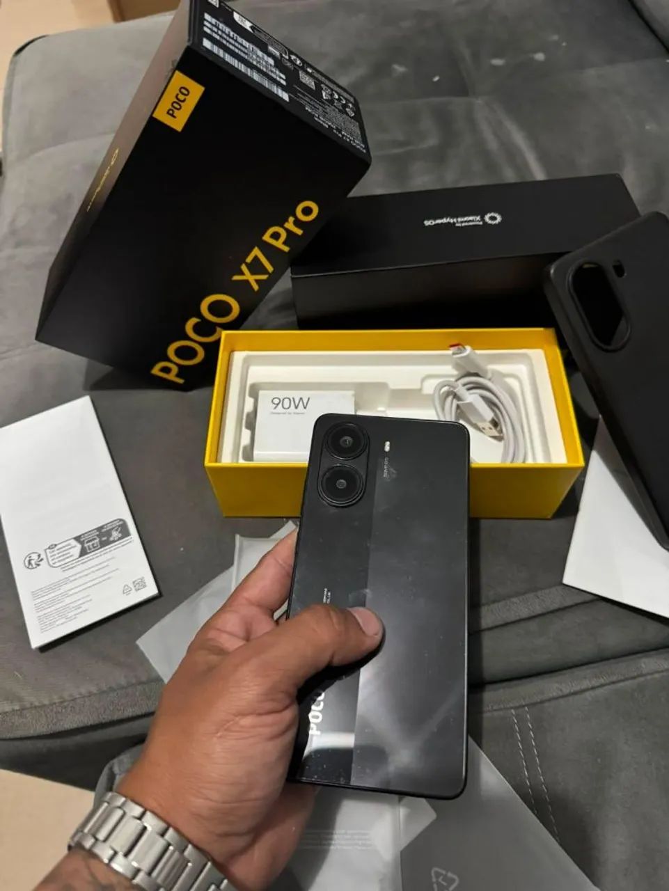 celular poco X7 pro 256 GB de memória  - Foto 2