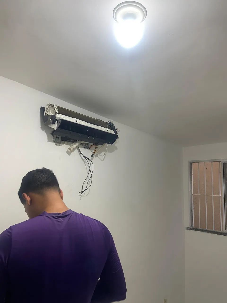 Instalação de ar-condicionado 
