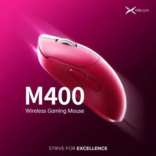 Mouse Gamer Sem Fio Delux M400 (Tri-Mode)