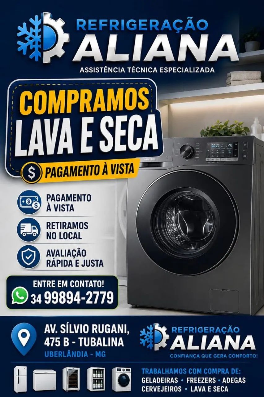 Compramos lava e seca !!!