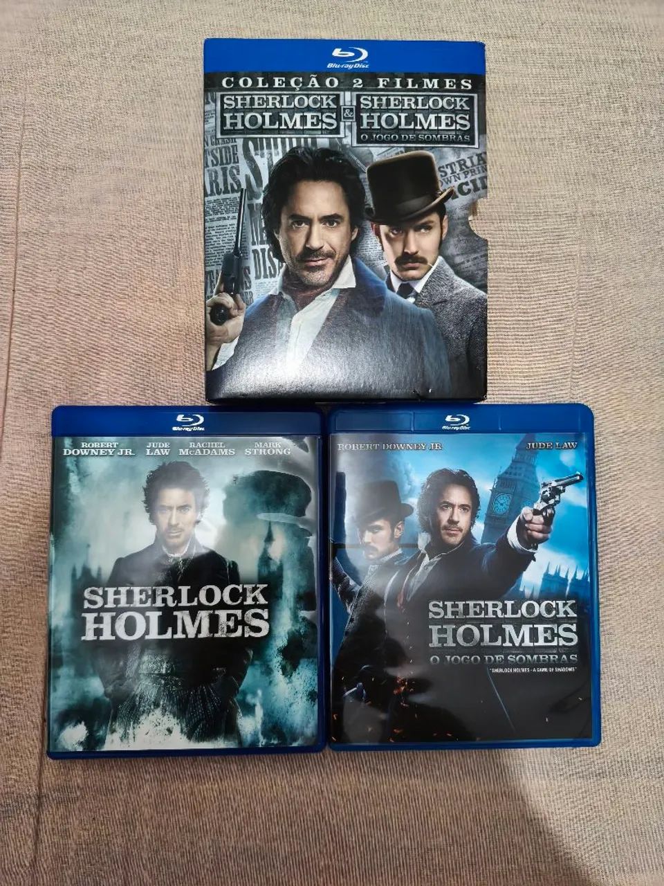 Box Blu-ray Sherlock Holmes  - Foto 3