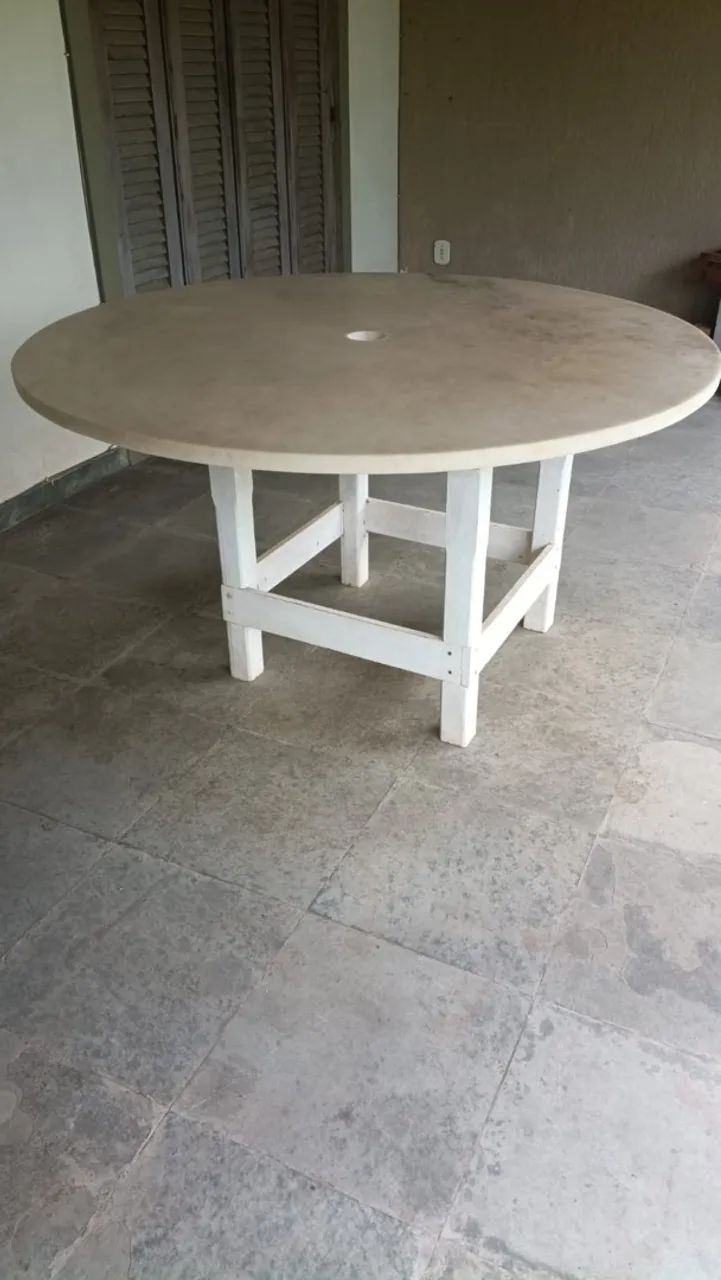 Mesa mármore redonda 