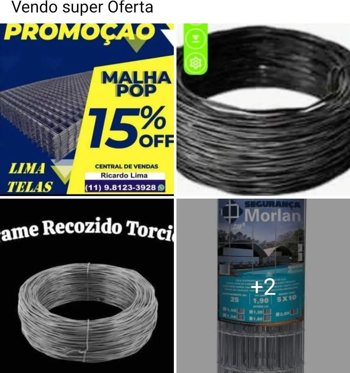Arame retorcido e Pregos  - Foto 2