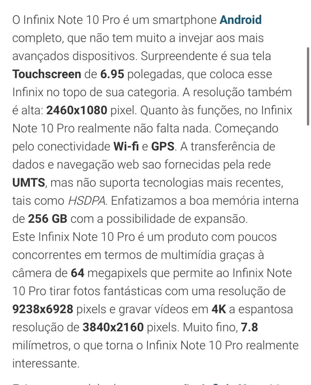 Infinix note 10 pro  - Foto 4