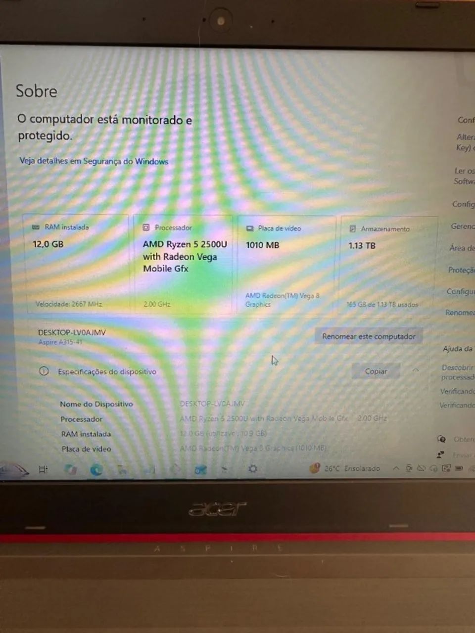 Notebook Aspire 3 - Foto 5
