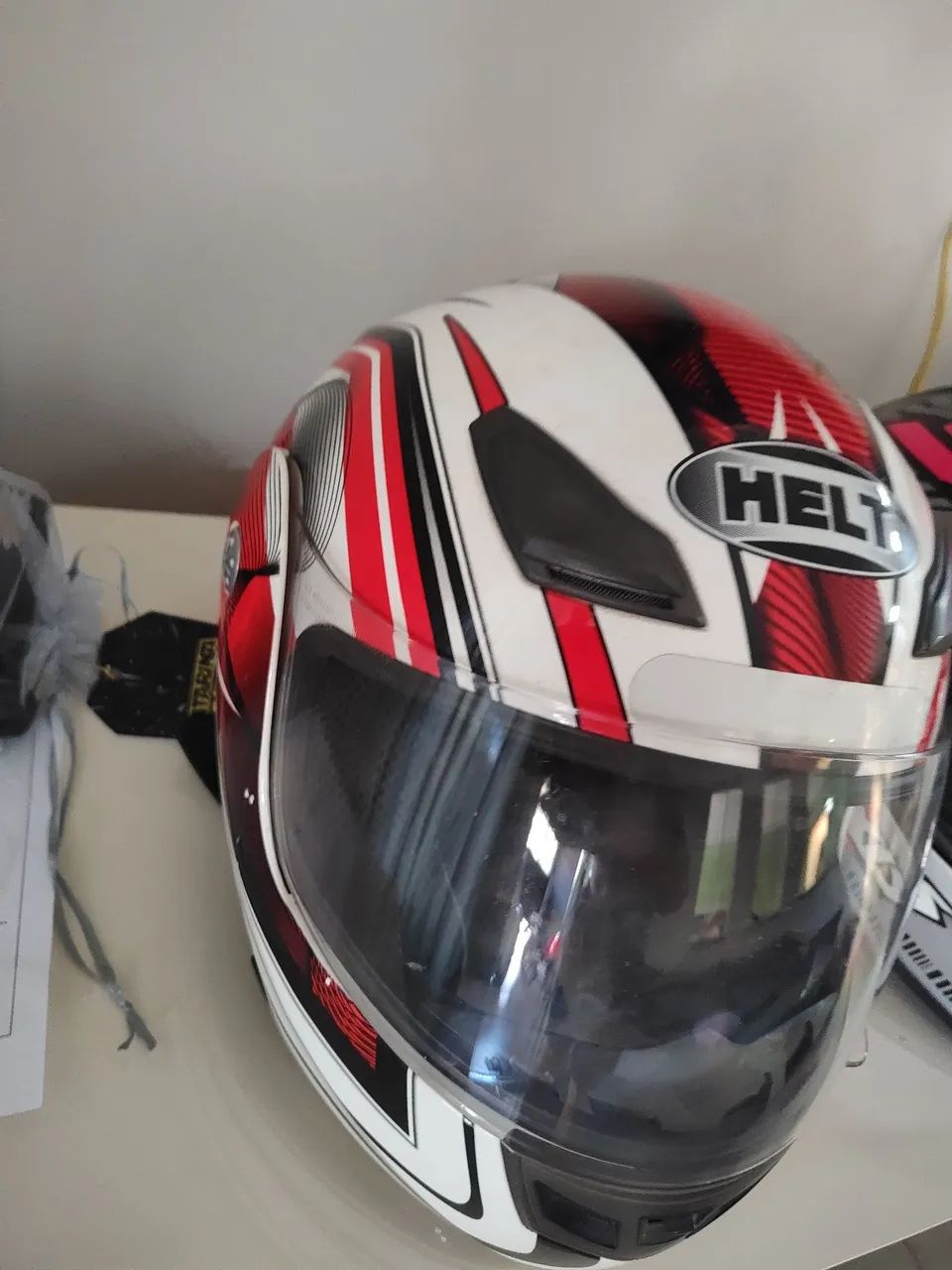 Capacete Helt Escamoteável 58 - Foto 3