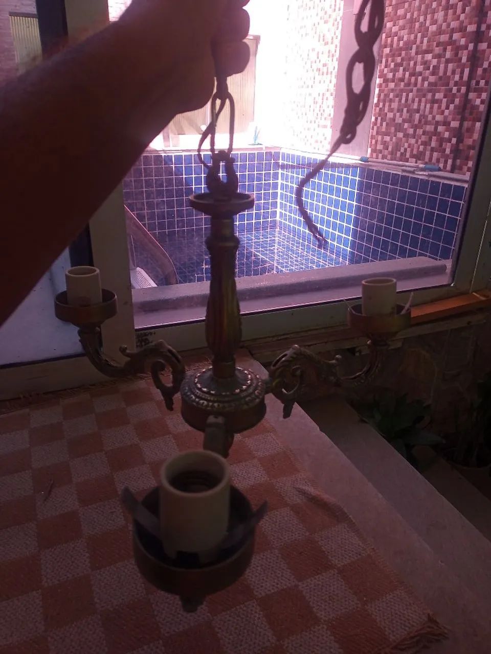 Lustre de bronze  - Foto 5