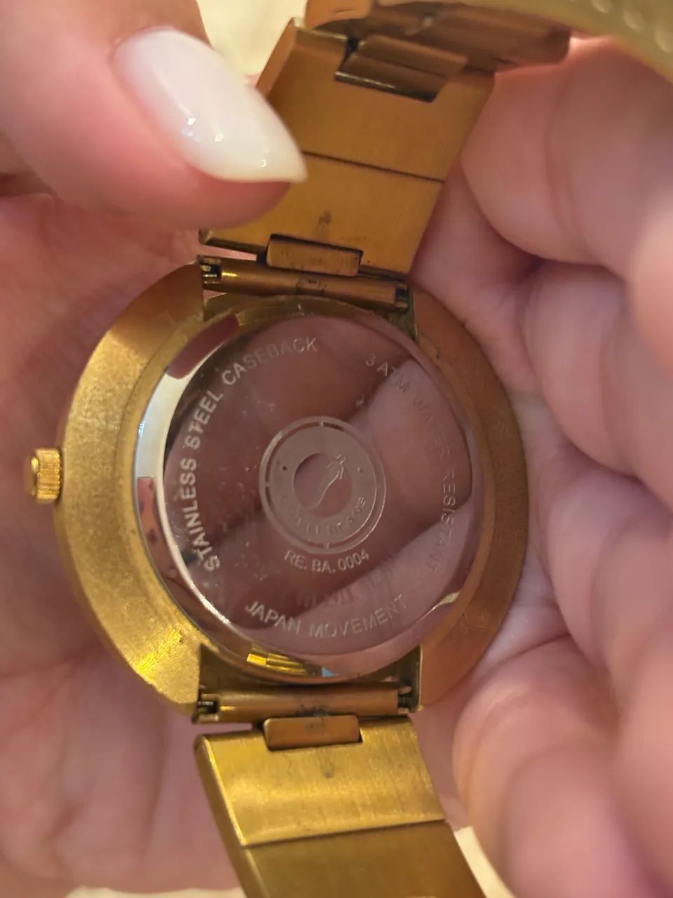 Relógio feminino chilli beans dourado | com elos extras | 3atm water resistant - Foto 2