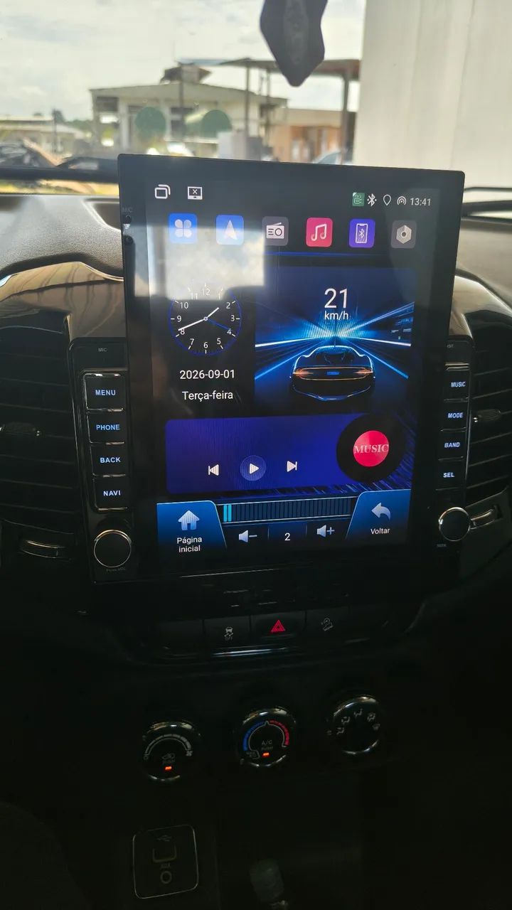 Central multimídia Android Tesla universal octacore 4/64GB 