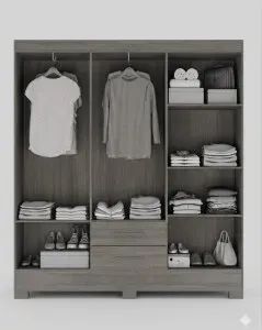 Guarda Roupa Natal Cinamomo/Off White ! - Foto 2