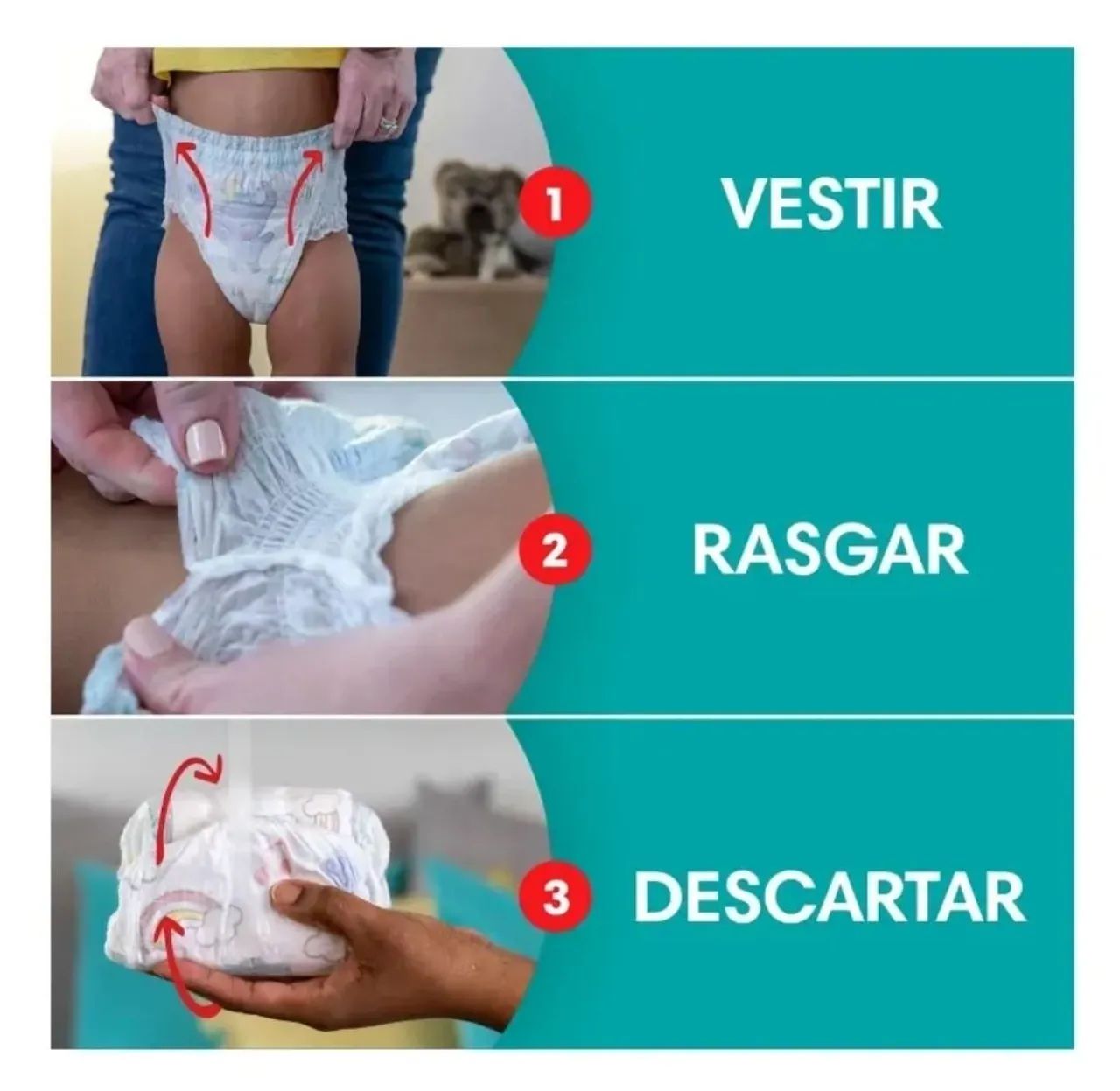 Fraldas Pampers Pants G 72 Unidades Ajuste Total - Foto 5