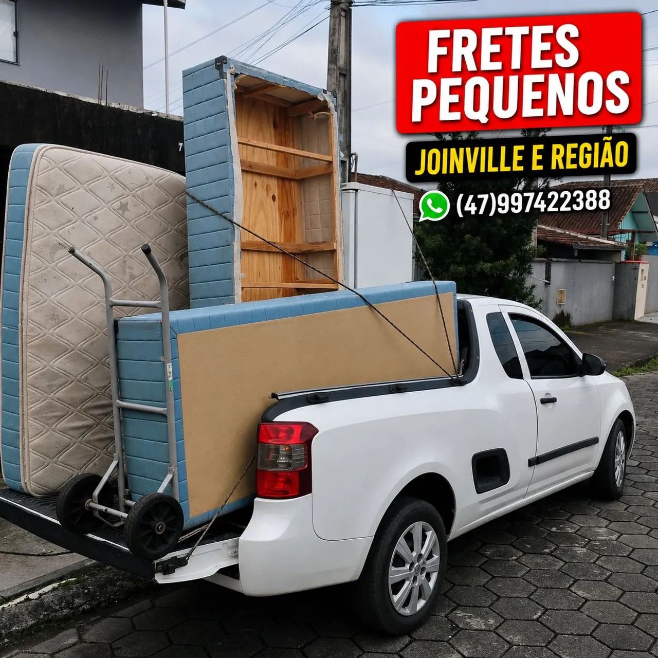 PEQUENOS fretes Joinville e região 