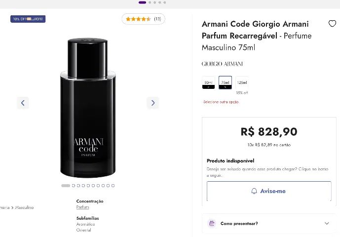 Armani Code Parfum - Foto 3