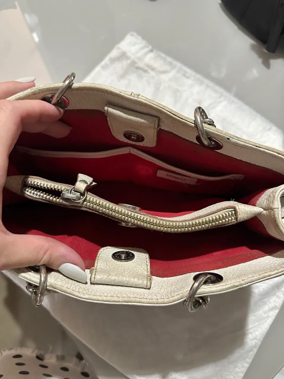 Bolsas de couro marca Schutz - Foto 2