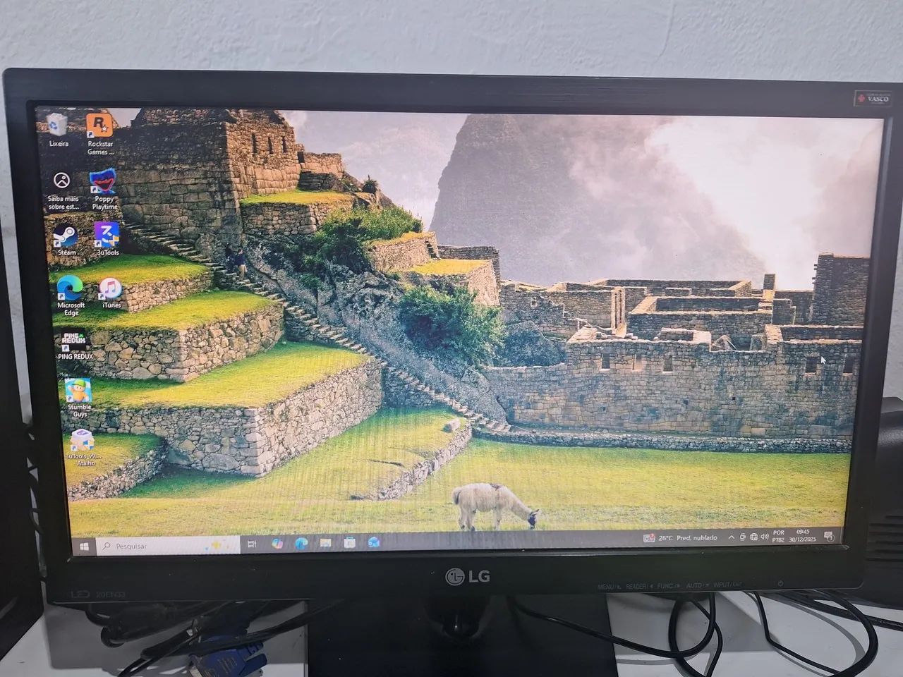 Monitor LG 19/20 Polegadas - Funcionando Perfeitamente - Foto 2