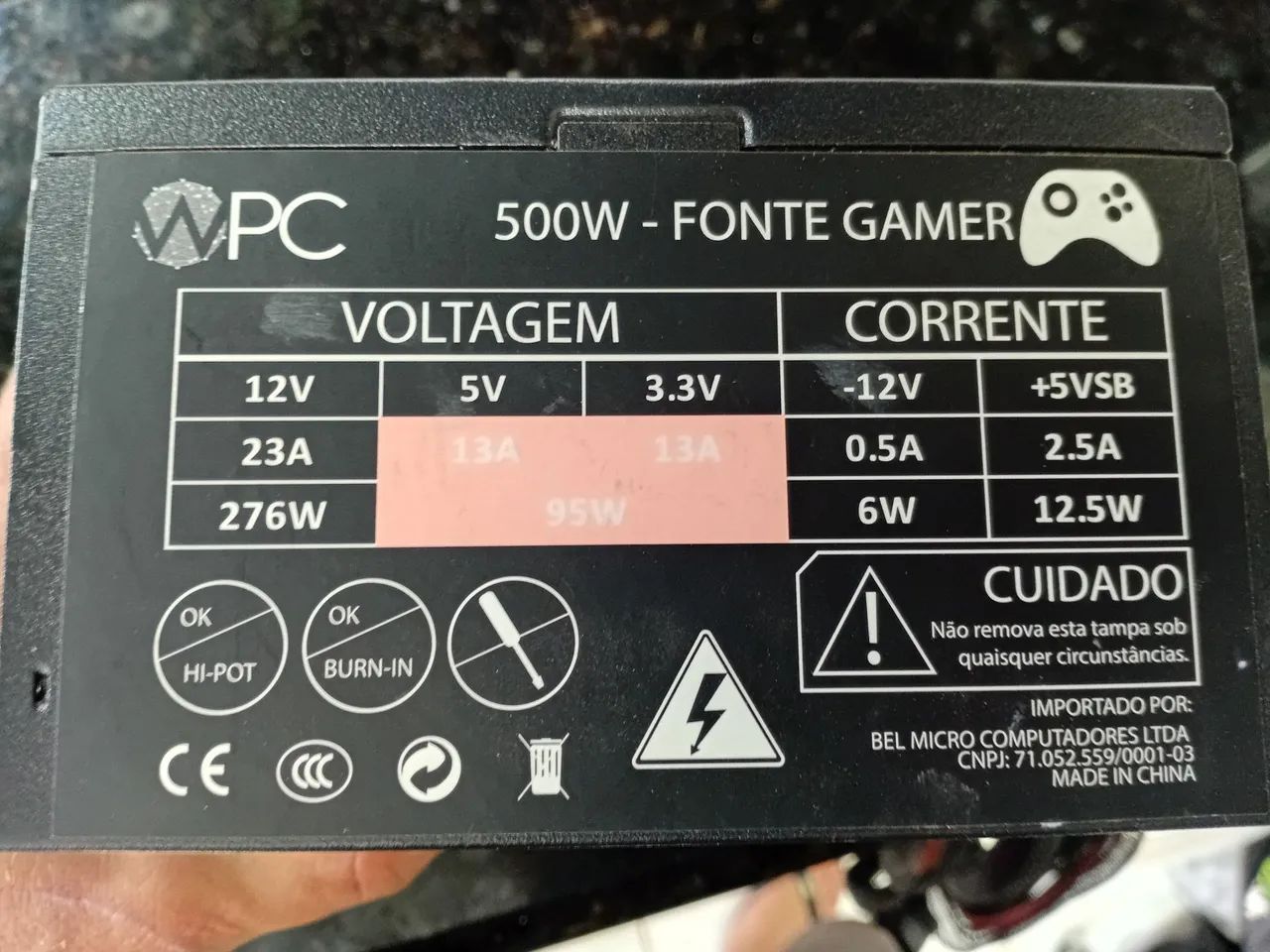 Fonte computador 500w - Foto 2
