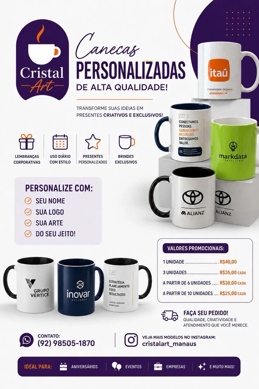 Caneca Corporativa Personalizada 