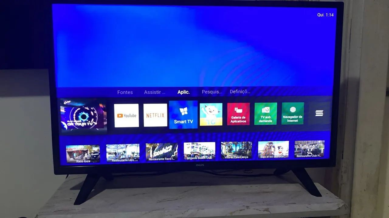 Tv philips smart 32 polegadas novíssima  - Foto 3