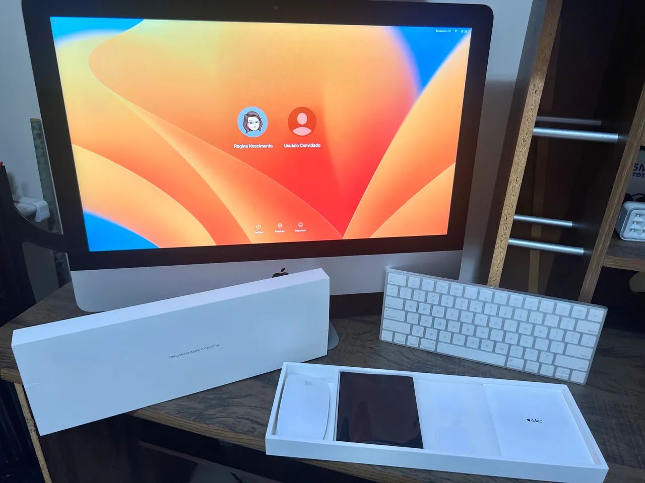 Imac 2017 Core I5 8GB Hd 1tb Tela 21.5 - Original/Seminovo A1428