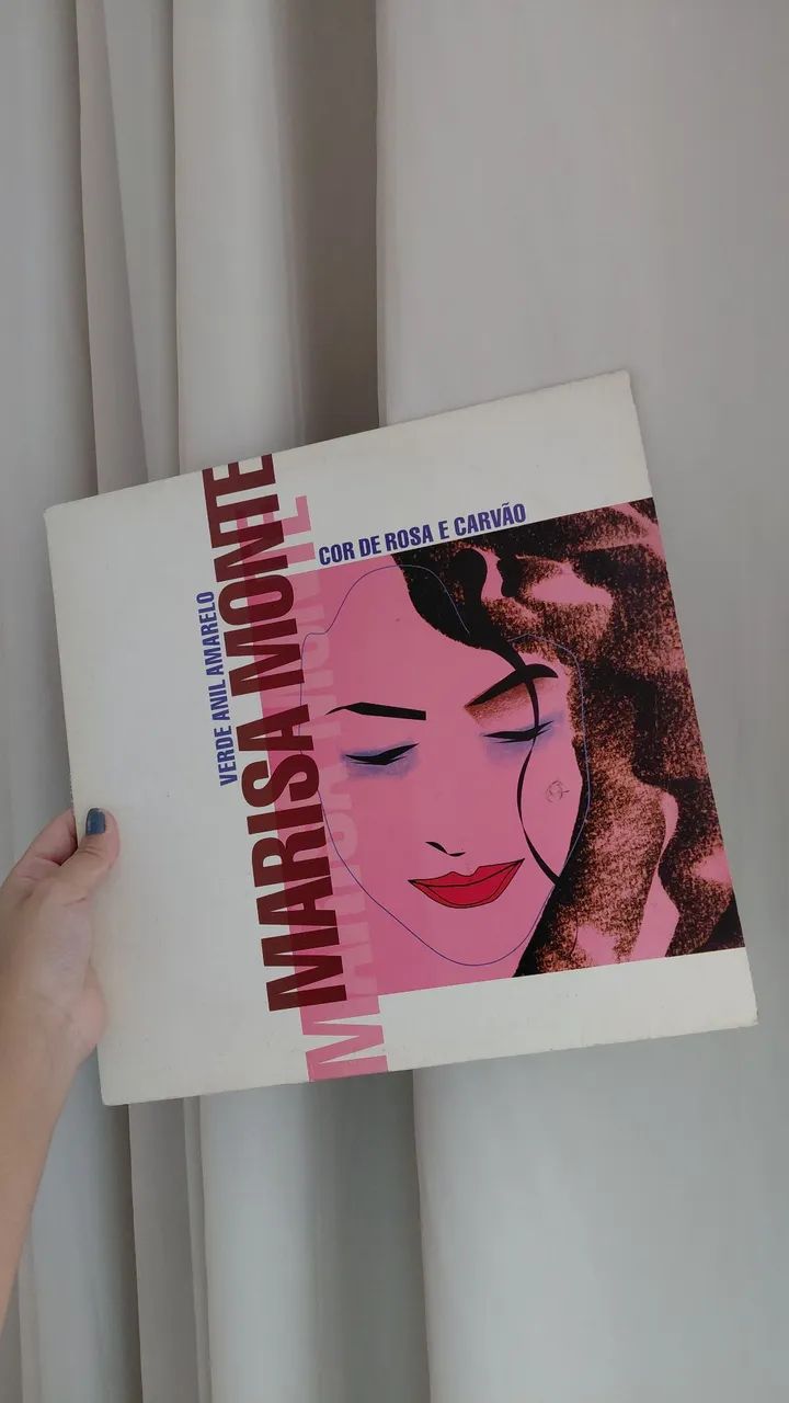 Disco de vinil Marisa Monte "cor de rosa e carvão" 