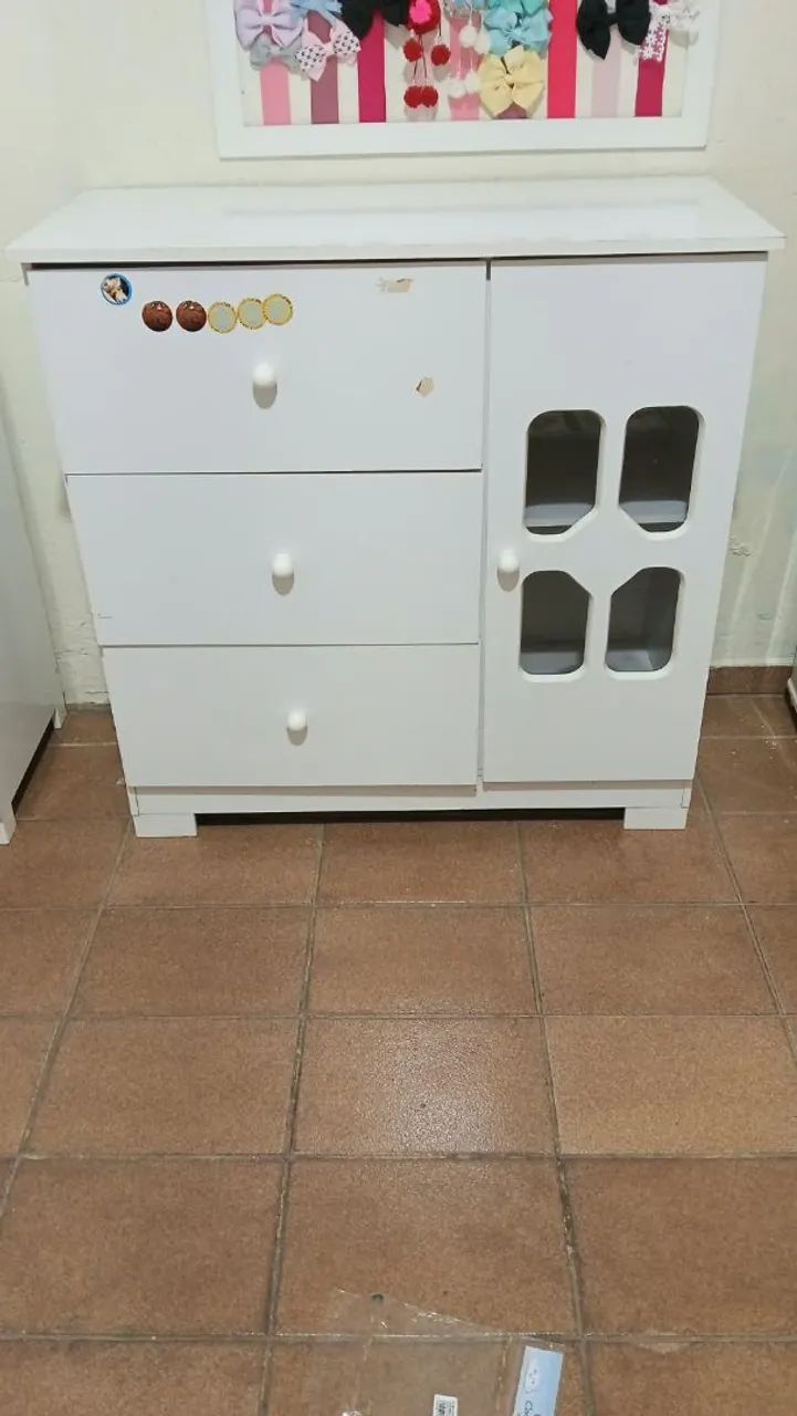 Guarda roupa infantil com comoda - Foto 2