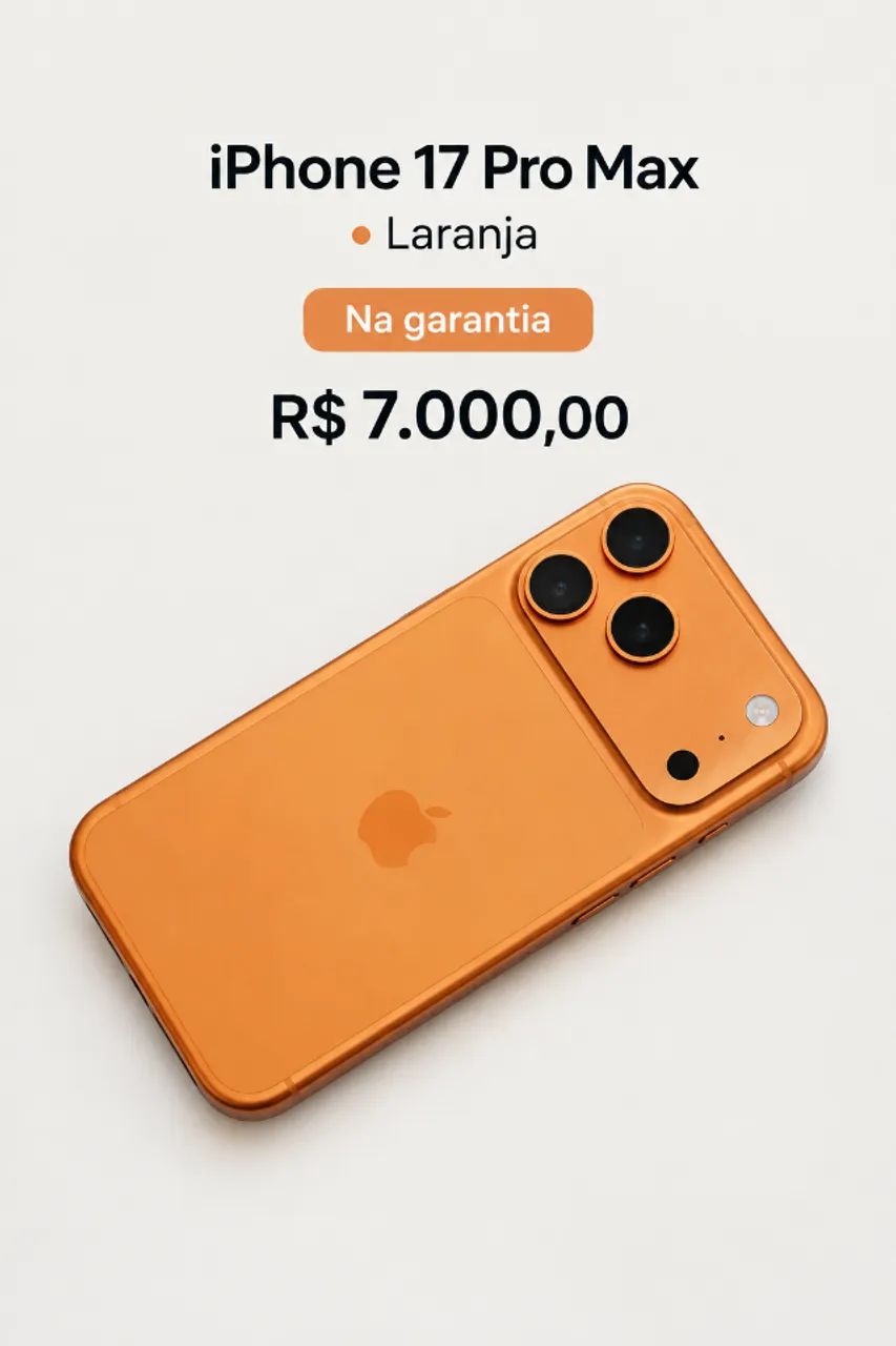 iPhone 17 Pro Max Laranja 