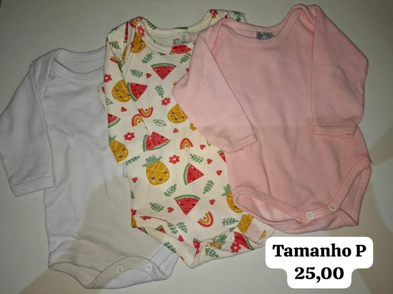3 Body infantil manga longa